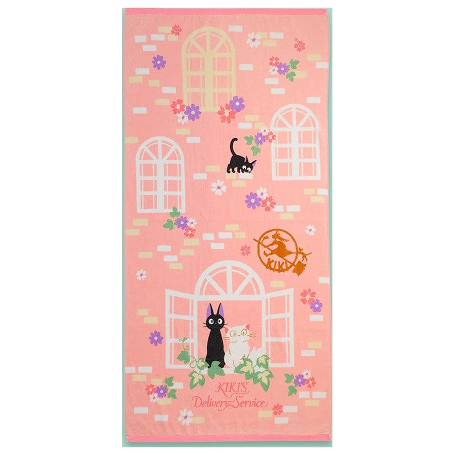 Kiki's Delivery Service brisača Sweet Pink Jiji 70 x 140 cm fotografija izdelka