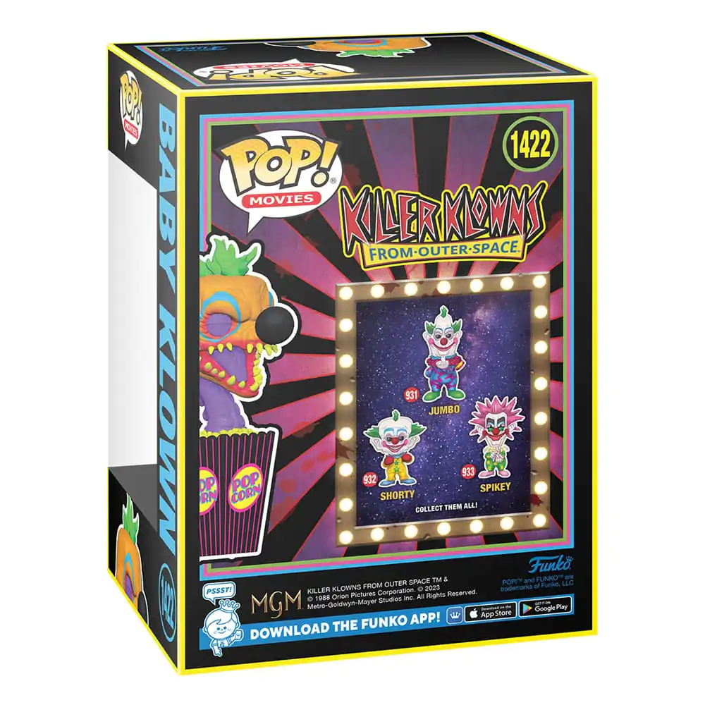 Killer Klowns from Outer Space Funko POP! Movies Vinil Figura Baby Klown(BLKLT) Exclusive Edition 9 cm fotografija izdelka