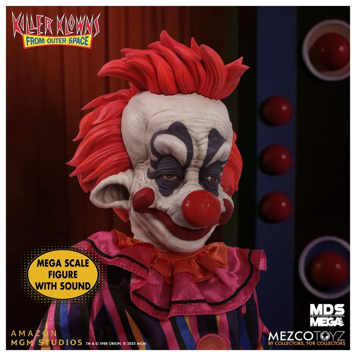 Killer Klowns from Outer Space MDS Mega Scale lutka Rudy 38 cm fotografija izdelka