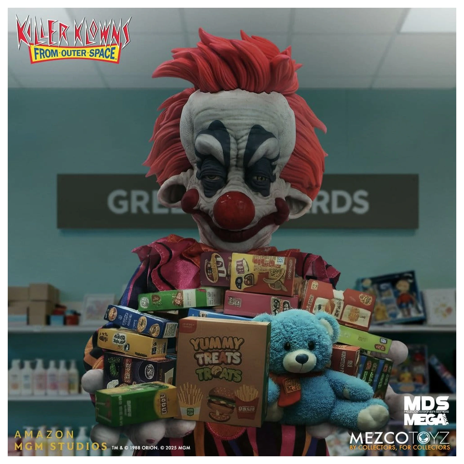Killer Klowns from Outer Space MDS Mega Scale lutka Rudy 38 cm fotografija izdelka