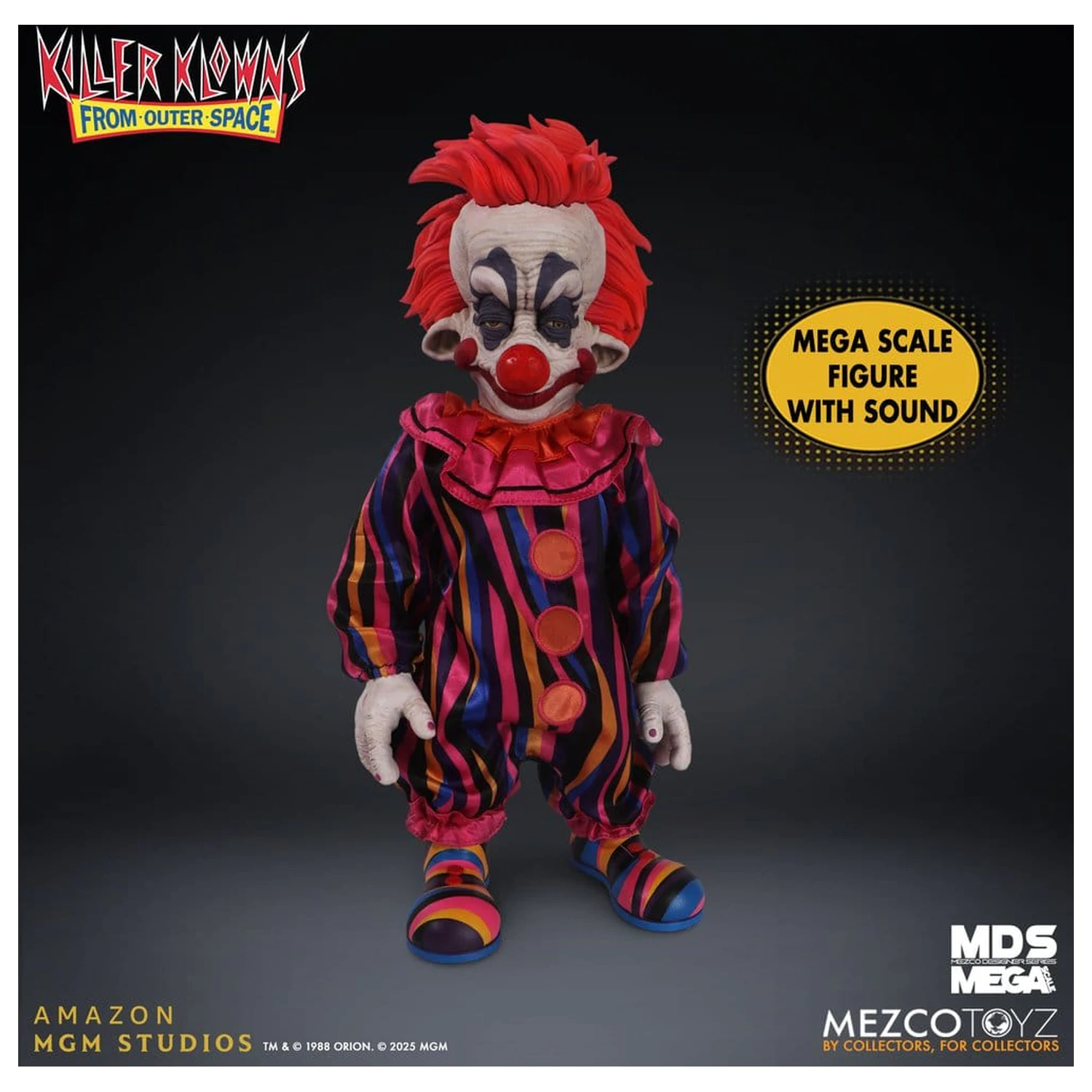 Killer Klowns from Outer Space MDS Mega Scale lutka Rudy 38 cm fotografija izdelka