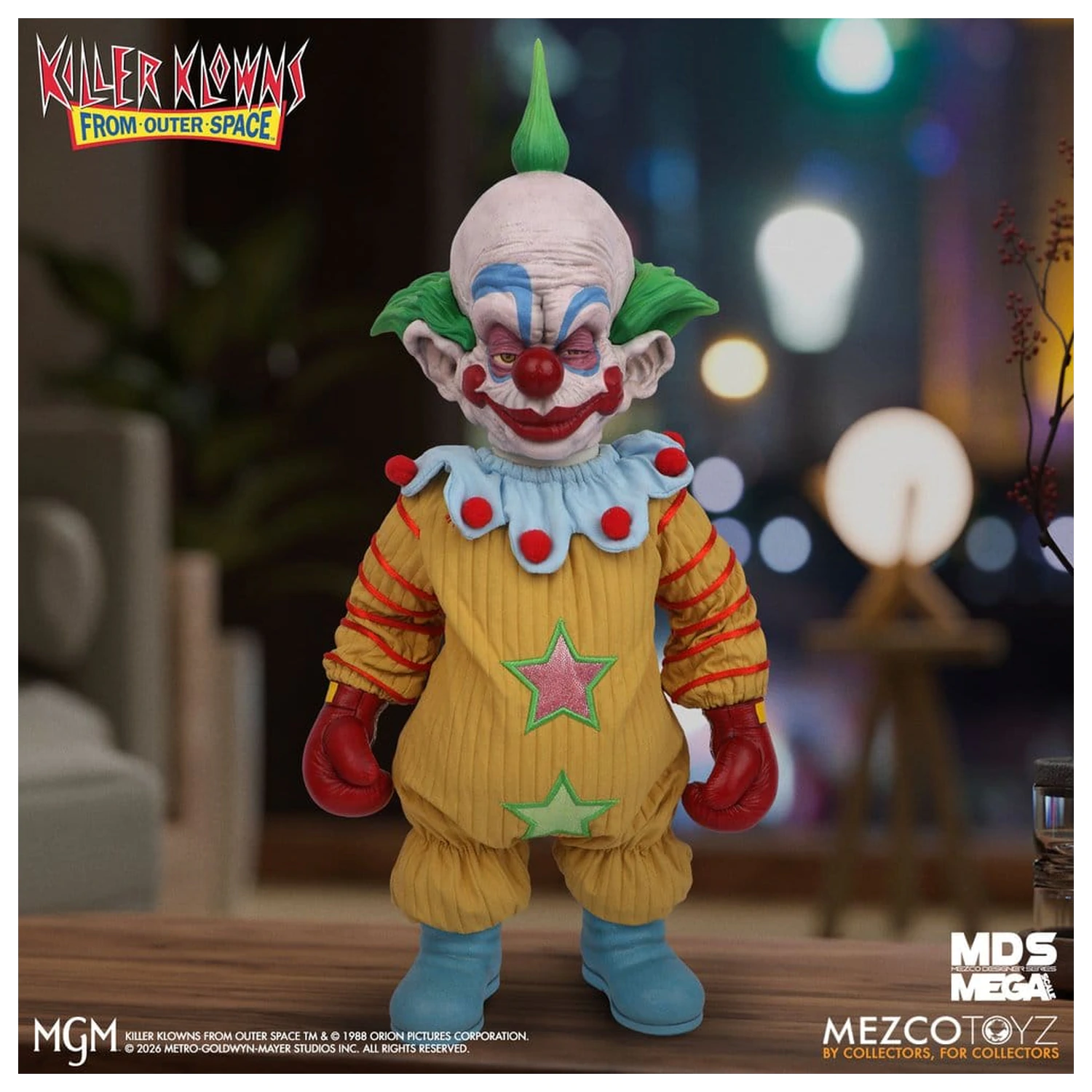 Killer Klowns From Outer Space MDS Mega Scale plišasta lutka Shorty 38 cm fotografija izdelka