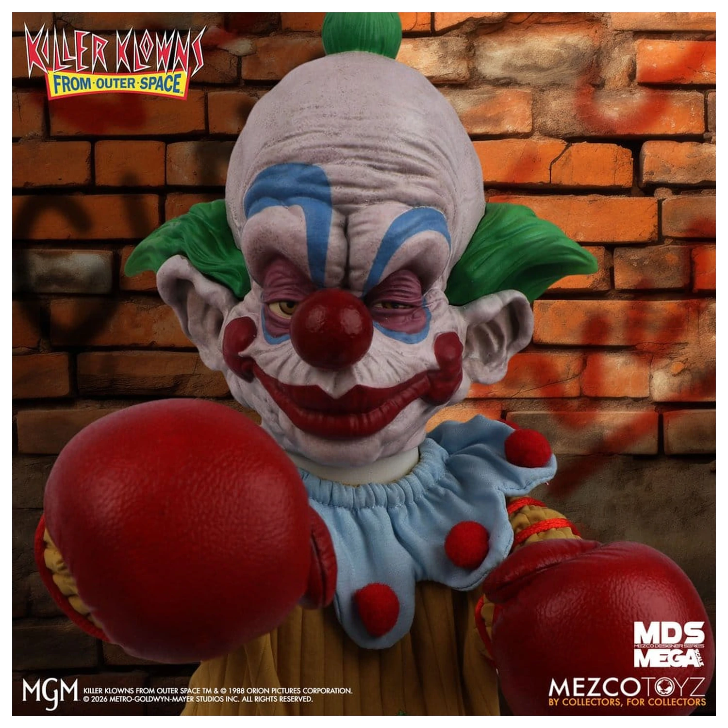 Killer Klowns From Outer Space MDS Mega Scale plišasta lutka Shorty 38 cm fotografija izdelka
