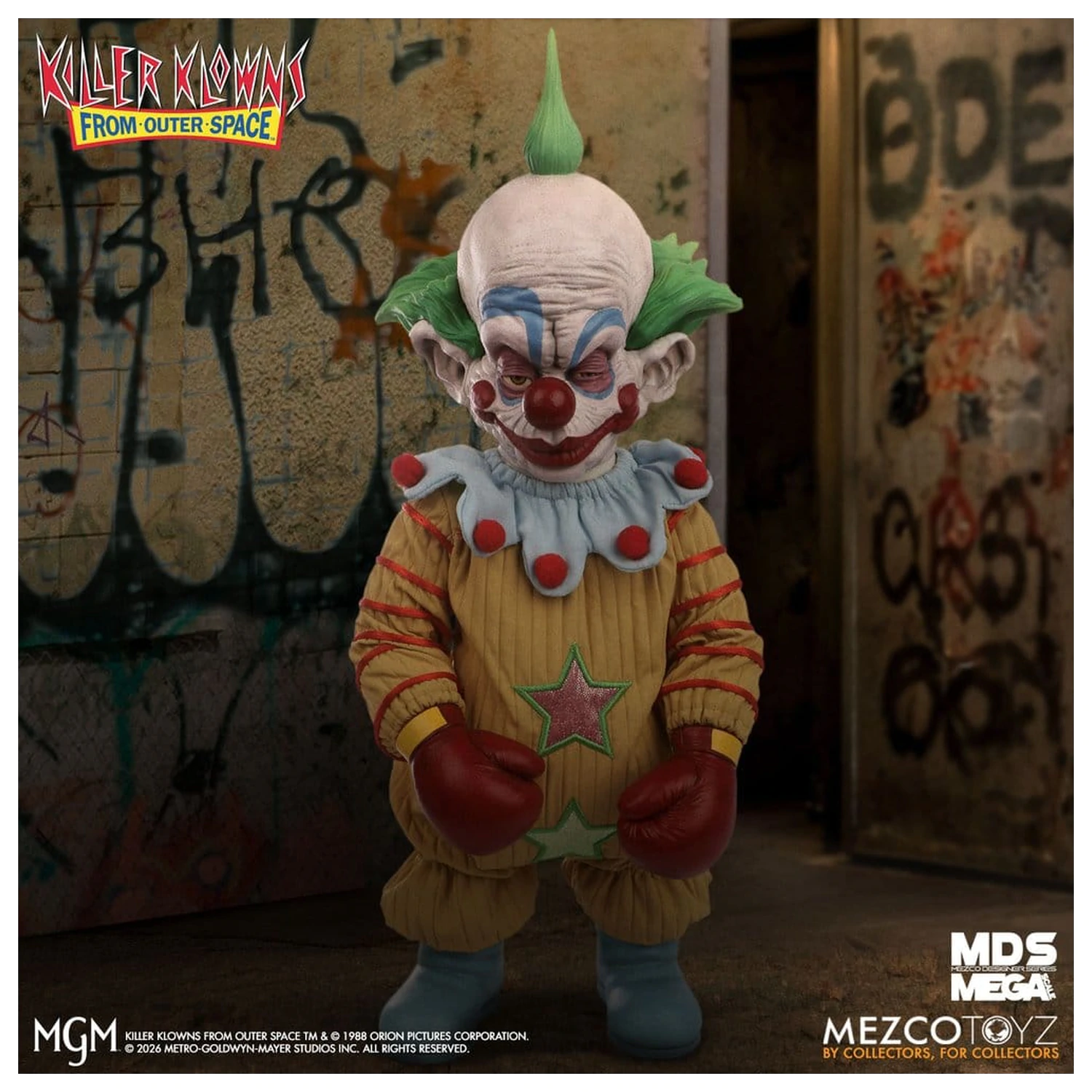 Killer Klowns From Outer Space MDS Mega Scale plišasta lutka Shorty 38 cm fotografija izdelka