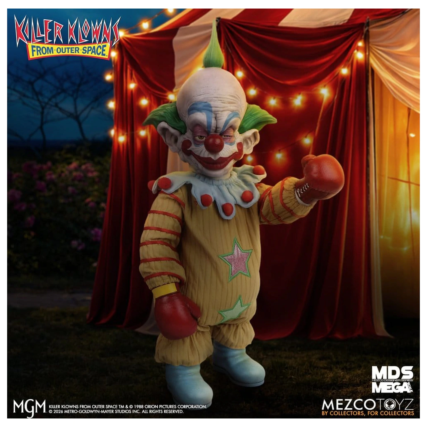Killer Klowns From Outer Space MDS Mega Scale plišasta lutka Shorty 38 cm fotografija izdelka