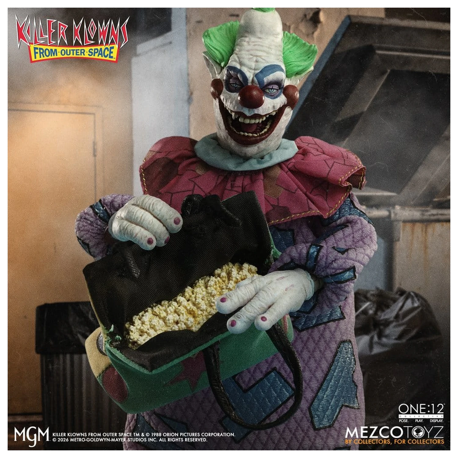 Killer Klowns From Outer Space One:12 Collective akcijska figura 1/12 Jumbo 17 cm fotografija izdelka