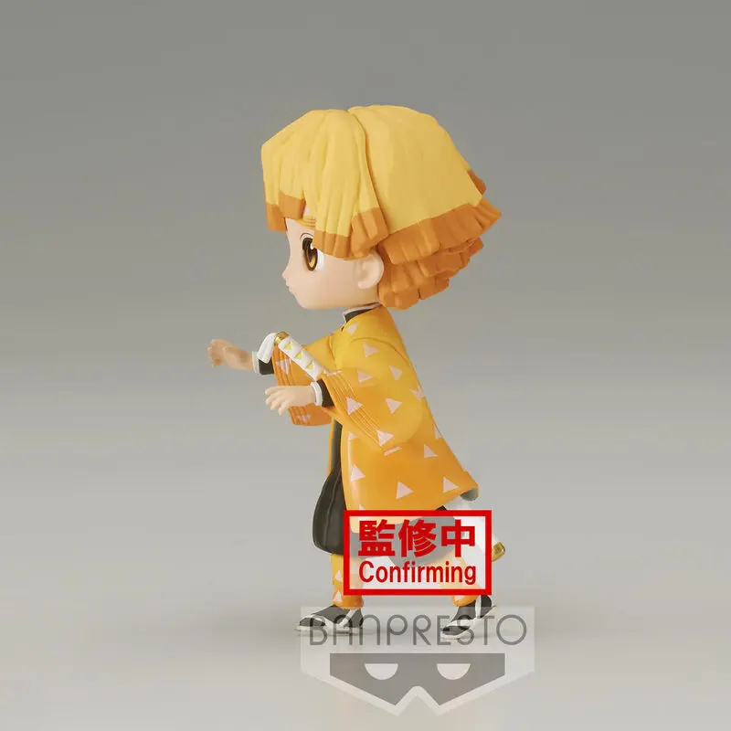 Demon Slayer Kimetsu No Yaiba Zenitsu Agatsuma Q posket petit figura 7 cm fotografija izdelka