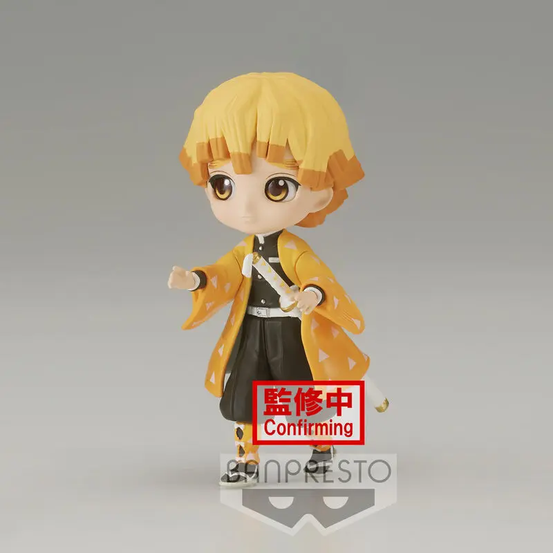 Demon Slayer Kimetsu No Yaiba Zenitsu Agatsuma Q posket petit figura 7 cm fotografija izdelka