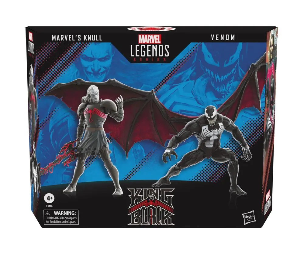 King in Black Marvel Legends akcijska figura 2-Pack 2022 Marvel's Knull & Venom 15 cm fotografija izdelka