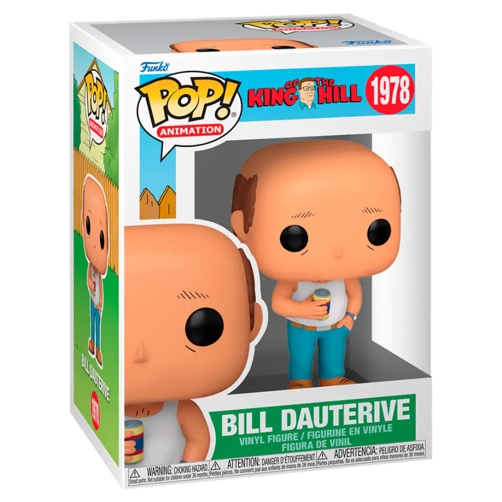 King of the Hill Funko POP! TV Vinilna figura Bill Dauterive 9 cm fotografija izdelka
