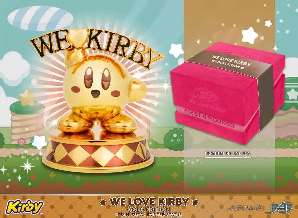 Kirby DieCast kip We Love Kirby Gold Edition 10 cm fotografija izdelka