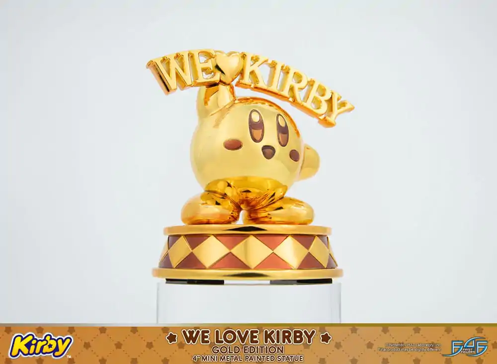 Kirby DieCast kip We Love Kirby Gold Edition 10 cm fotografija izdelka