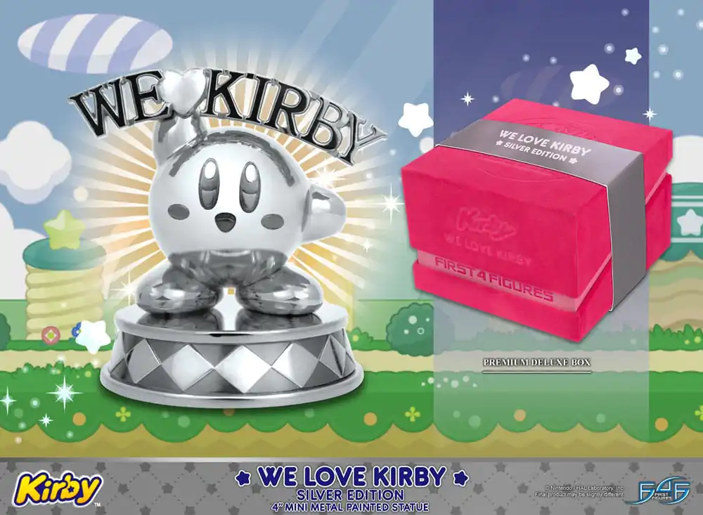 Kirby DieCast Kip We Love Kirby Silver Edition 10 cm fotografija izdelka