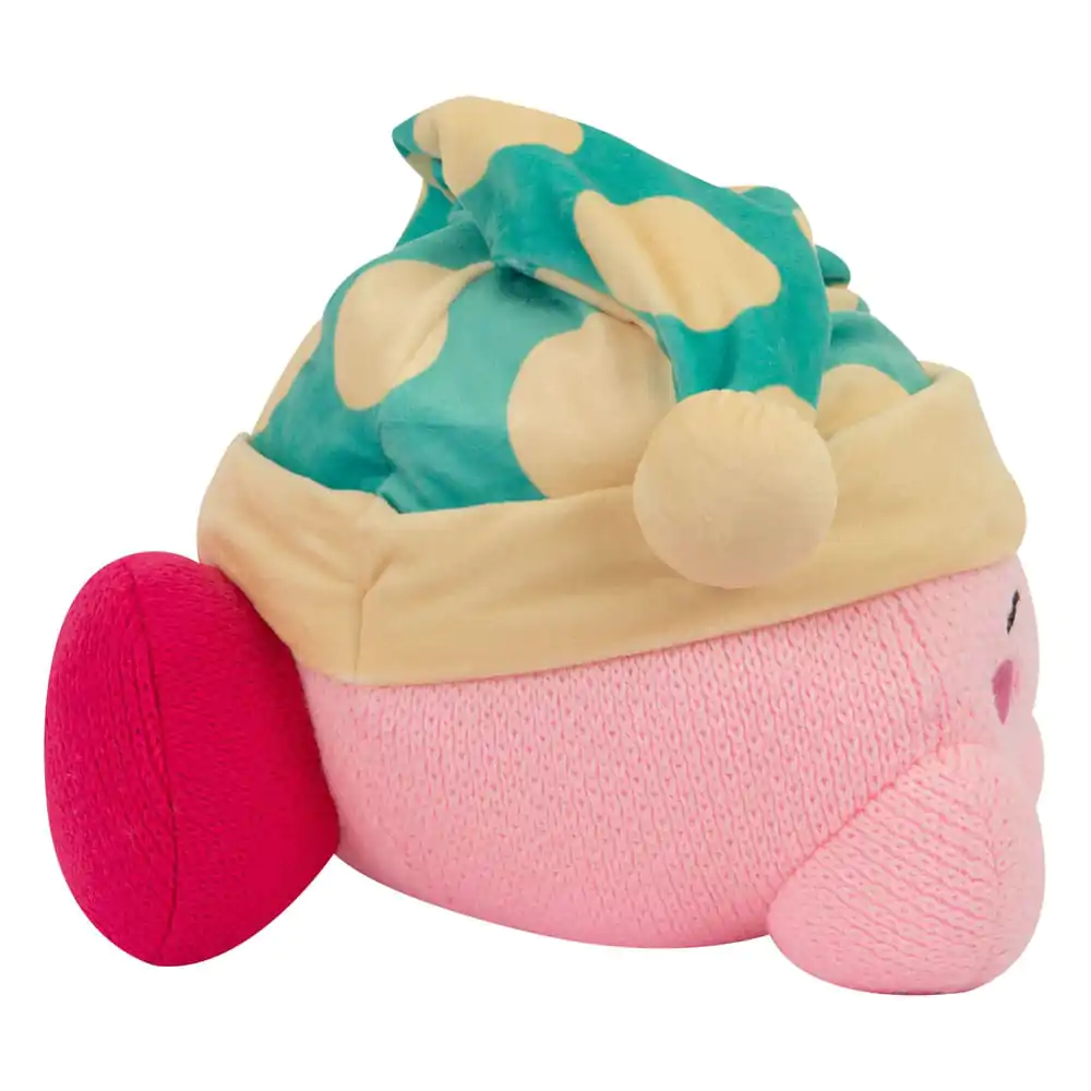 Kirby Nuiguru-Knit plišasta figura Kirby Sleeping Mega 25 cm fotografija izdelka