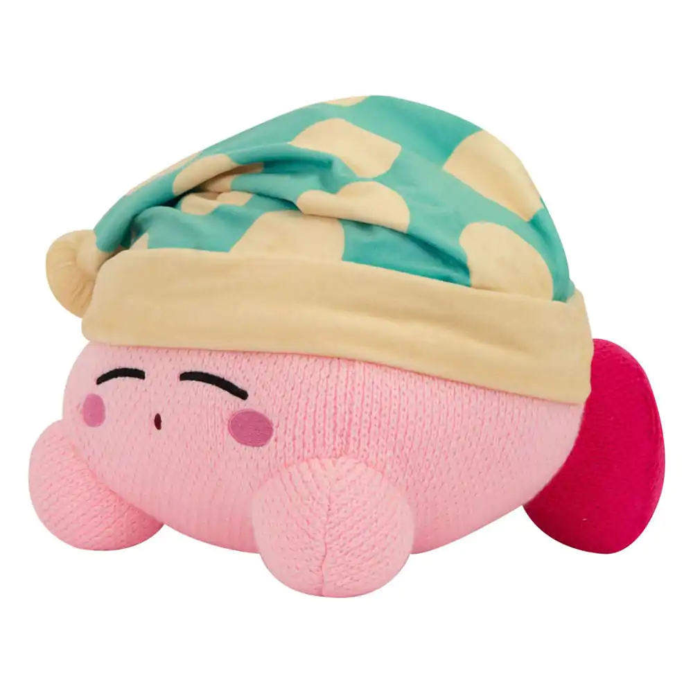 Kirby Nuiguru-Knit plišasta figura Kirby Sleeping Mega 25 cm fotografija izdelka