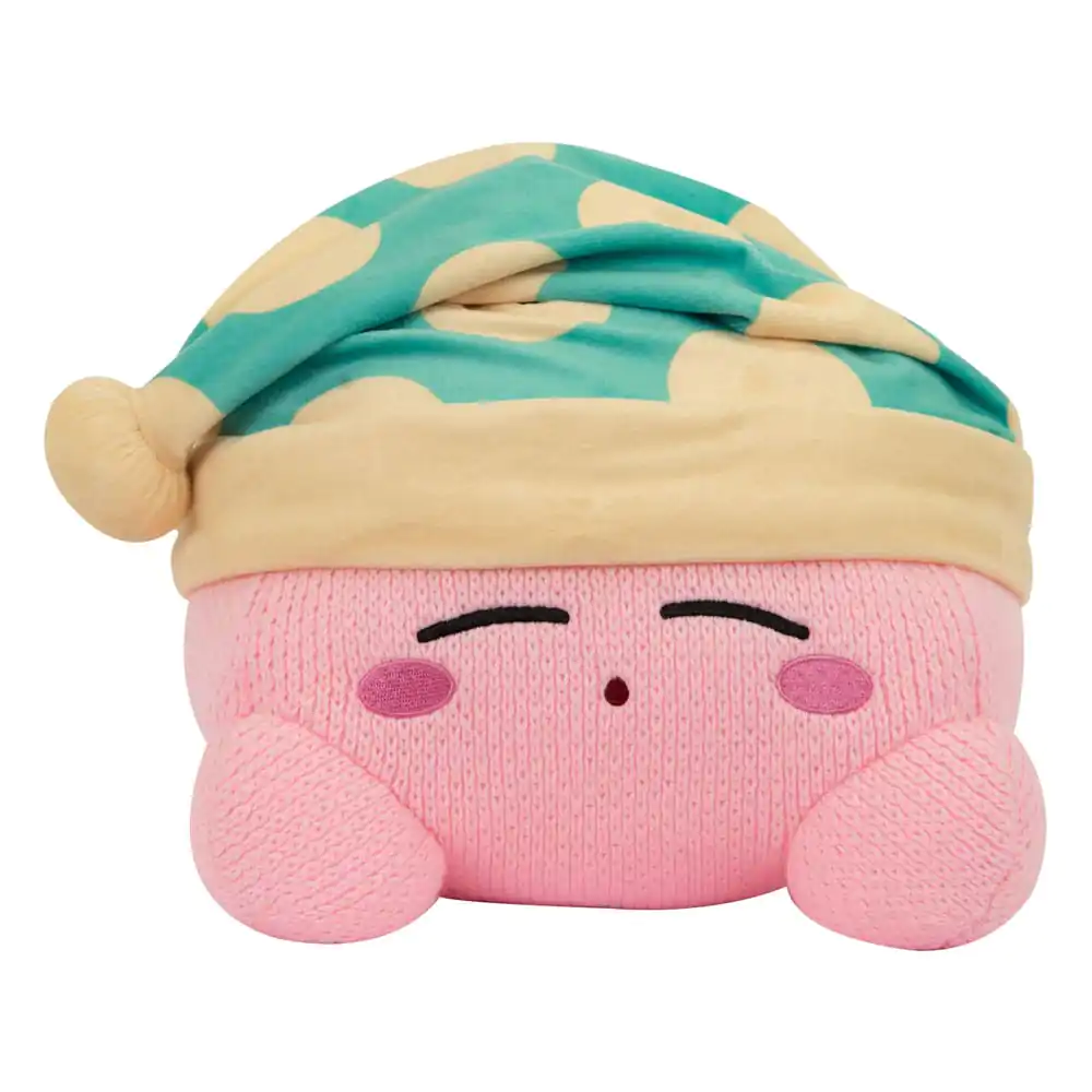 Kirby Nuiguru-Knit plišasta figura Kirby Sleeping Mega 25 cm fotografija izdelka