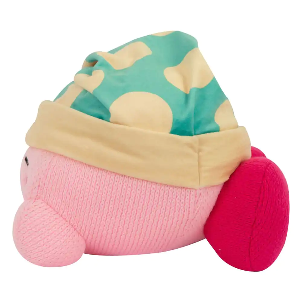 Kirby Nuiguru-Knit plišasta figura Kirby Sleeping Mega 25 cm fotografija izdelka