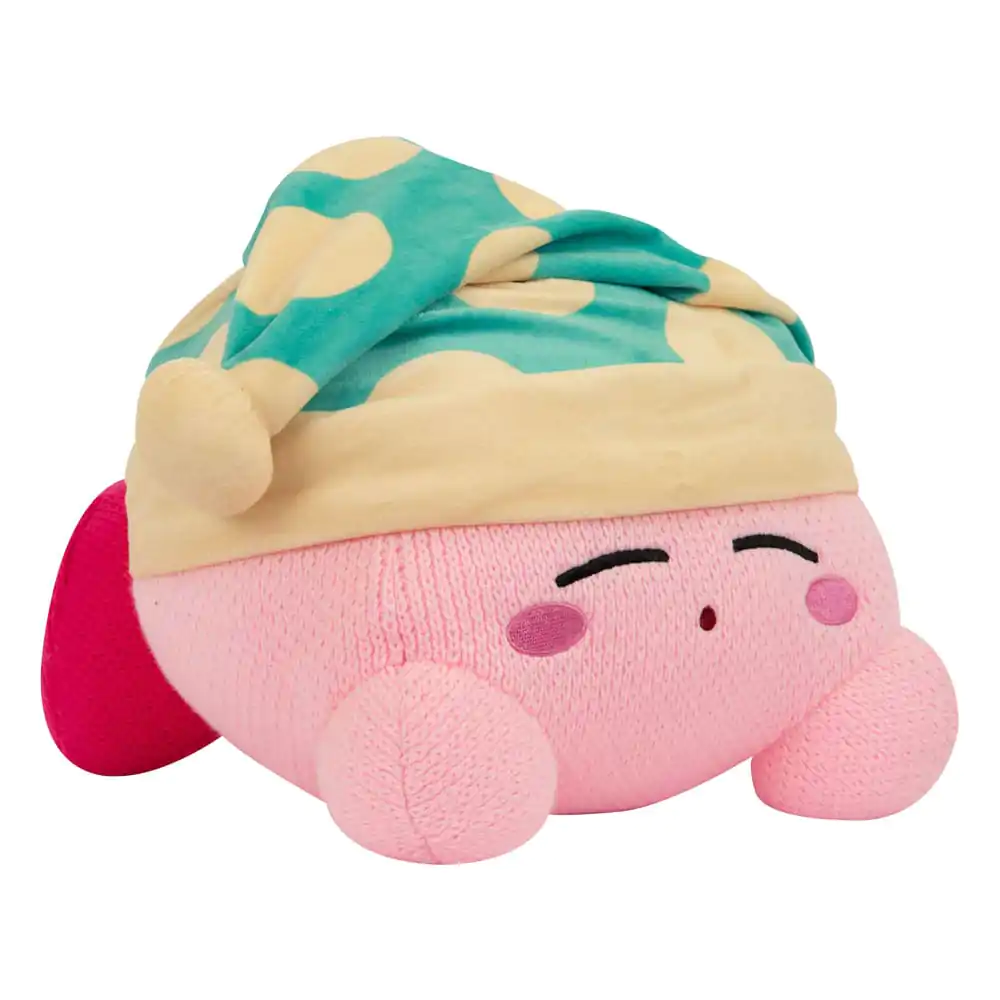 Kirby Nuiguru-Knit plišasta figura Kirby Sleeping Mega 25 cm fotografija izdelka