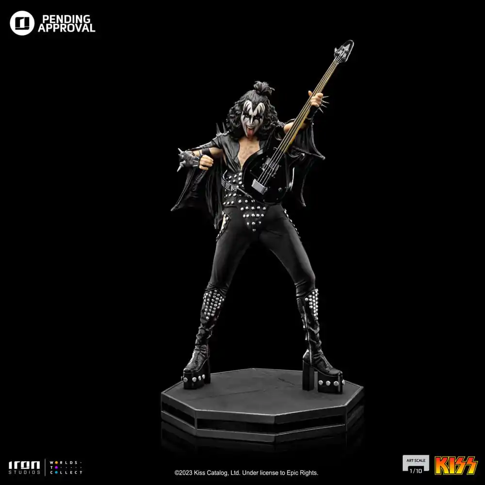 Kiss Art merilna figura 1/10 Gene Simons omejena izdaja 26 cm fotografija izdelka