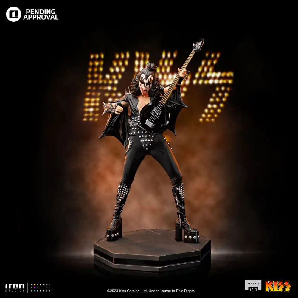 Kiss Art merilna figura 1/10 Gene Simons omejena izdaja 26 cm fotografija izdelka