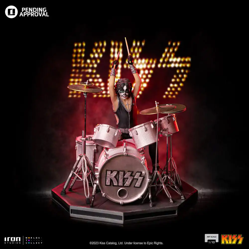 Kiss Art Scale kip 1/10 Peter Criss Limited Edition 22 cm fotografija izdelka