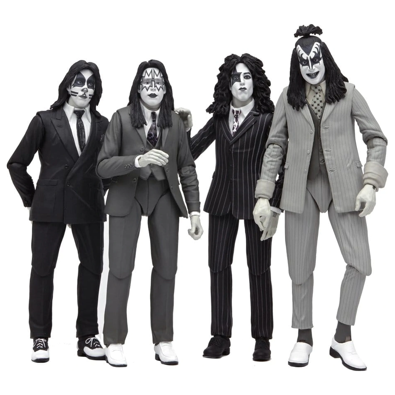 KISS akcijske figure 4-paket Dressed to Kill Album Cover 18 cm fotografija izdelka