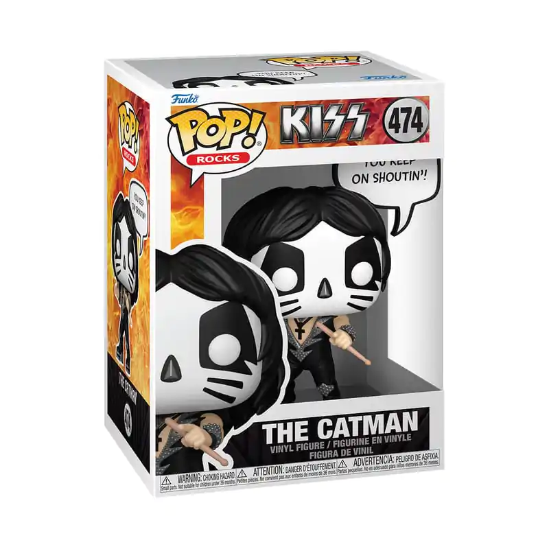 KISS Funko POP! Sayings Vinil Figura The Catman(R&R All Night) 9 cm fotografija izdelka