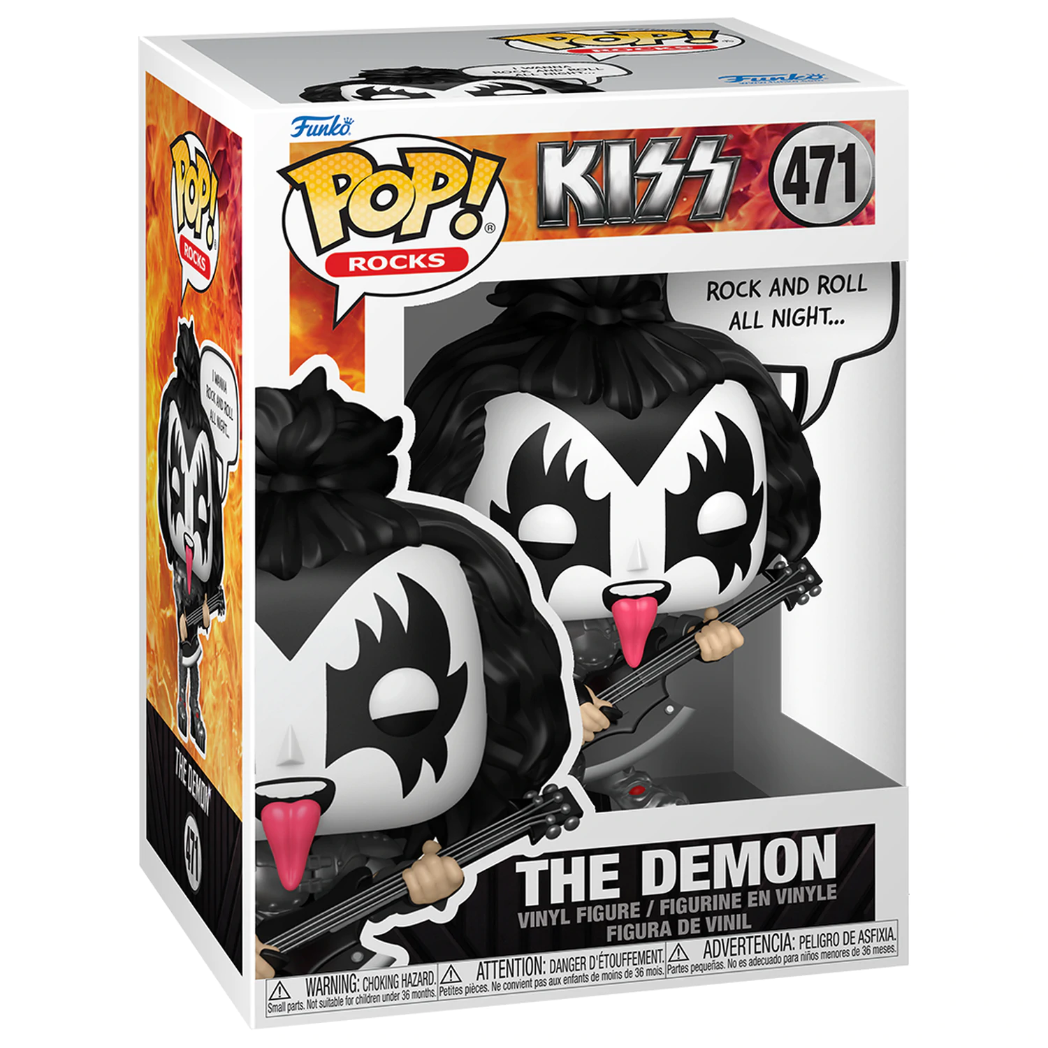 KISS Funko POP! Sayings Vinil Figura The Demon(R&R All Night) 9 cm fotografija izdelka