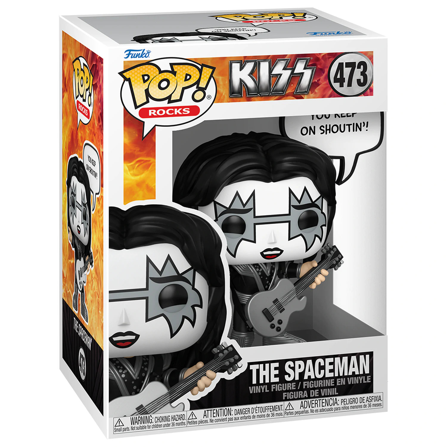 KISS Funko POP! Sayings Vinil Figura The Spaceman(R&R All Night) 9 cm fotografija izdelka