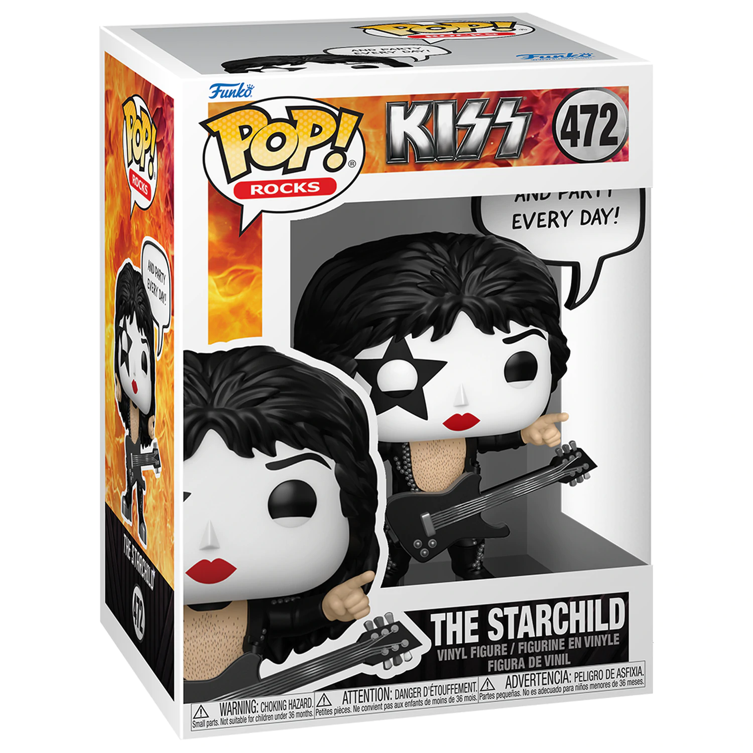 KISS Funko POP! Sayings Vinilna Figura The Starchild(R&R All Night) 9 cm fotografija izdelka