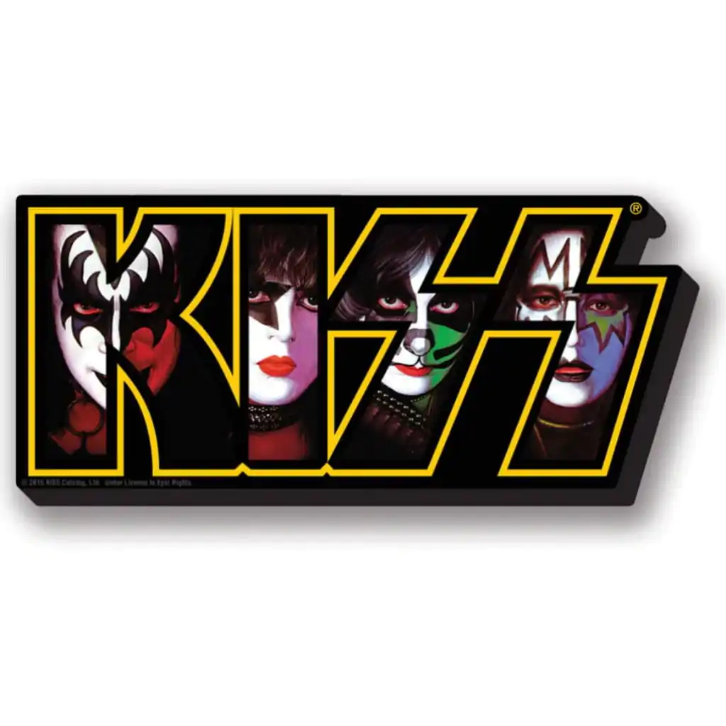 KISS: Logo Zabaven Debelušen Magnet fotografija izdelka