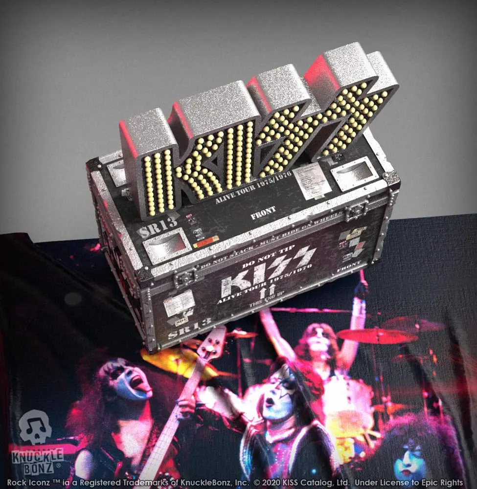 Kiss Rock Ikonz On Tour kovček za na cesto Kip + Set odrske kulise Alive! Tour fotografija izdelka