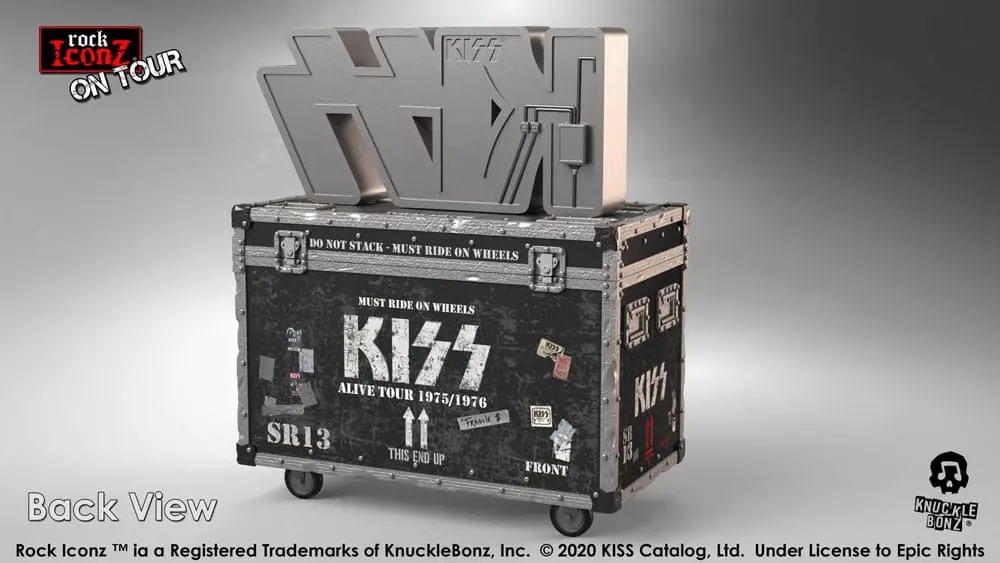 Kiss Rock Ikonz On Tour kovček za na cesto Kip + Set odrske kulise Alive! Tour fotografija izdelka