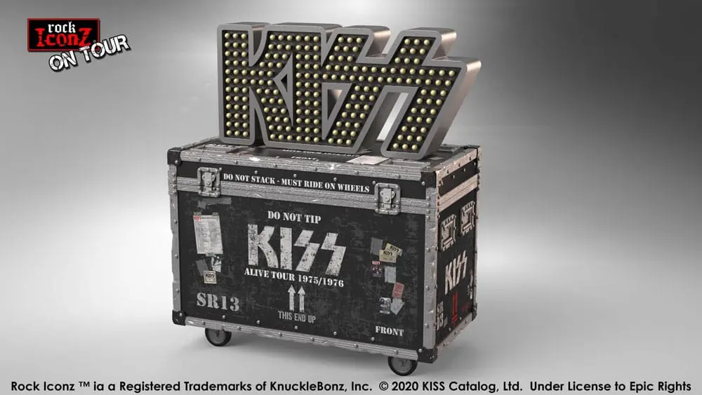 Kiss Rock Ikonz On Tour kovček za na cesto Kip + Set odrske kulise Alive! Tour fotografija izdelka