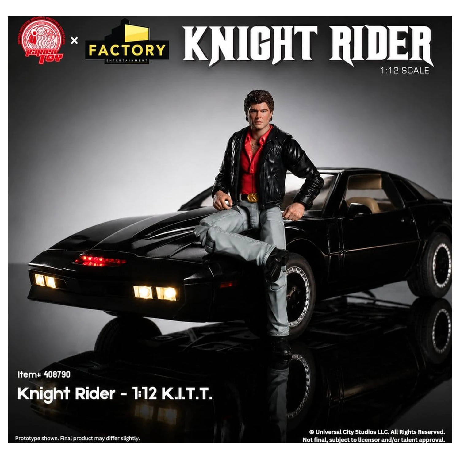 Knight Rider akcijska figura 1/12 K.I.T.T. z Michael Knightom fotografija izdelka