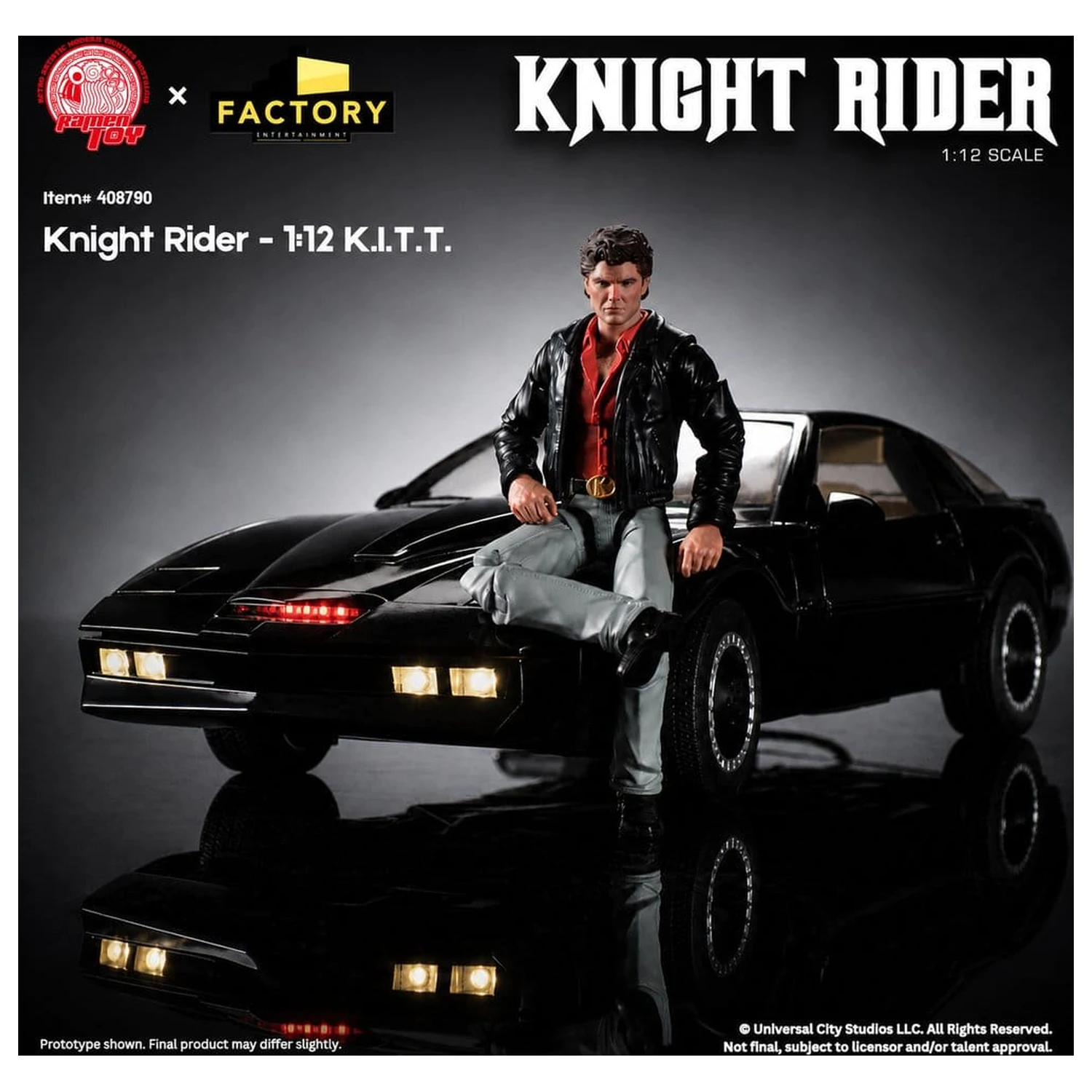 Knight Rider akcijska figura 1/12 K.I.T.T. z Michael Knightom fotografija izdelka