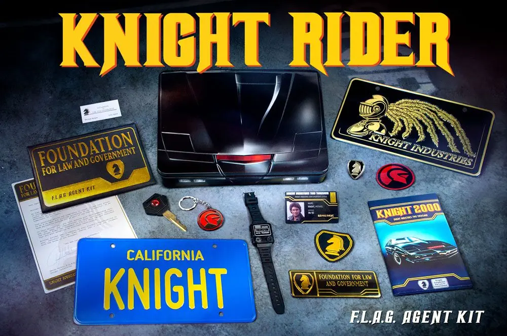 Knight Rider darilna škatla F.L.A.G Agent Kit fotografija izdelka