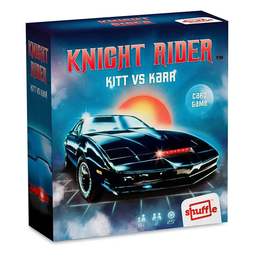 Knight Rider igra s kartami Kitt vs. Karr Retro fotografija izdelka