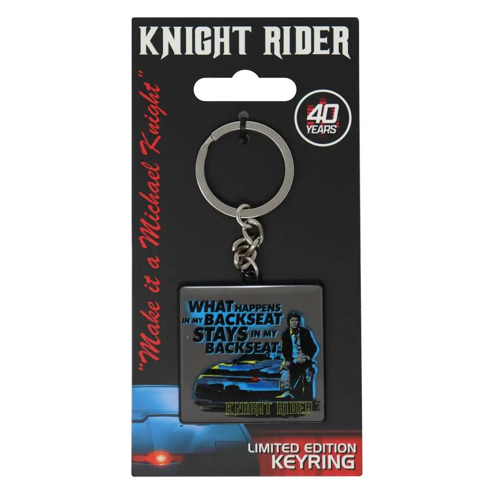 Knight Rider kovinska obesek za ključe 40th Anniversary Limited Edition fotografija izdelka