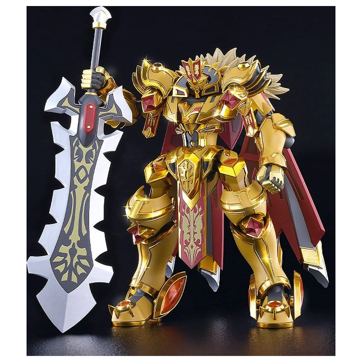 Knight's & Magic Moderoid plastični model za sestavljanje Goldleo: Royal Metallic Ver. 14 cm fotografija izdelka