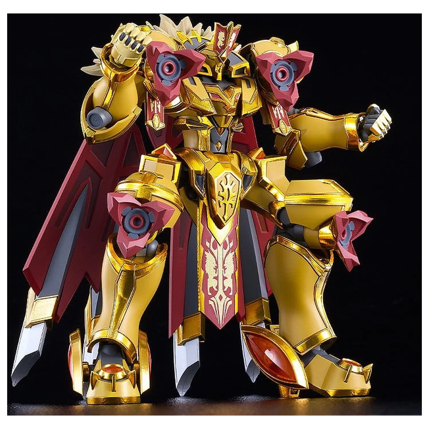 Knight's & Magic Moderoid plastični model za sestavljanje Goldleo: Royal Metallic Ver. 14 cm fotografija izdelka