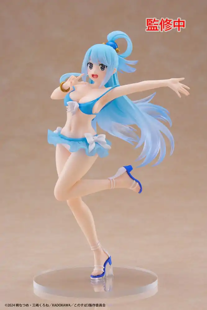 KonoSuba: God's Blessing on This Wonderful World! 3 Coreful PVC Kip Aqua Swimwear Ver. 18 cm fotografija izdelka