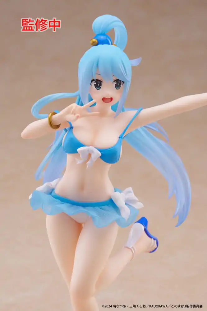 KonoSuba: God's Blessing on This Wonderful World! 3 Coreful PVC Kip Aqua Swimwear Ver. 18 cm fotografija izdelka