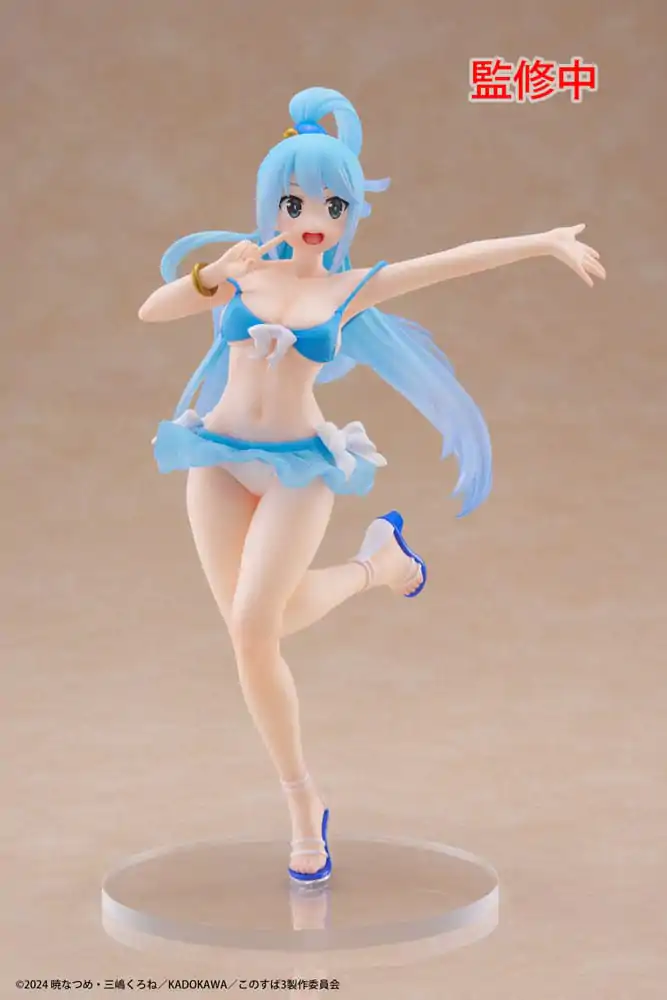 KonoSuba: God's Blessing on This Wonderful World! 3 Coreful PVC Kip Aqua Swimwear Ver. 18 cm fotografija izdelka