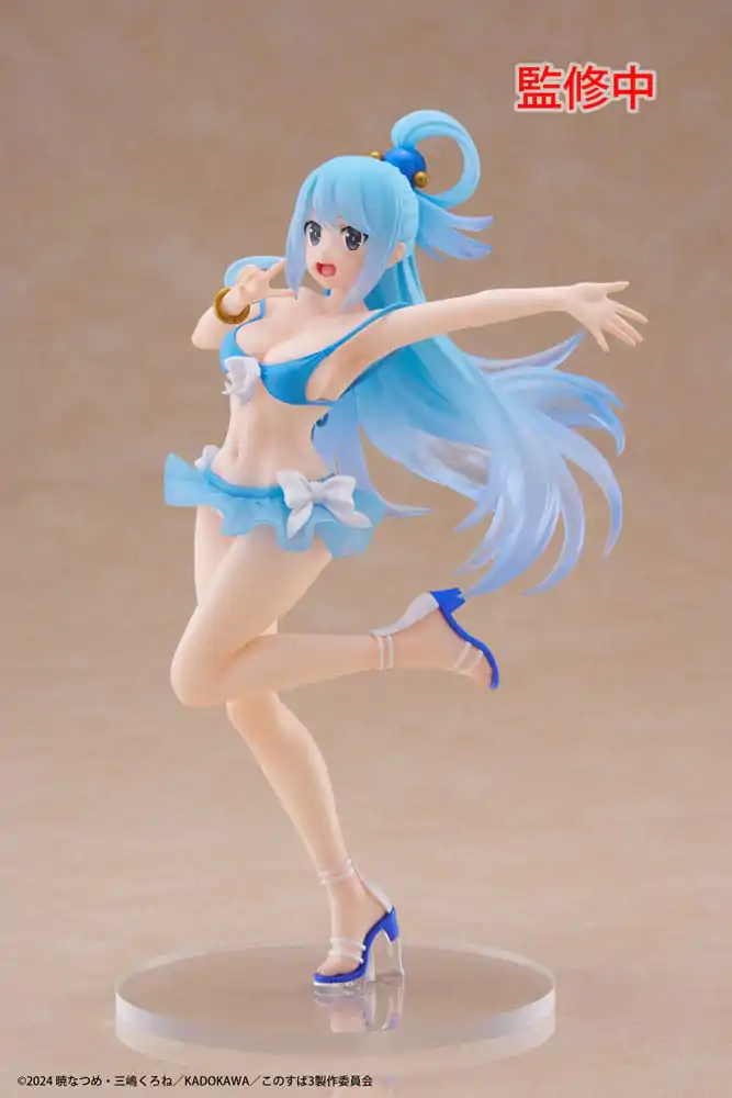 KonoSuba: God's Blessing on This Wonderful World! 3 Coreful PVC Kip Aqua Swimwear Ver. 18 cm fotografija izdelka