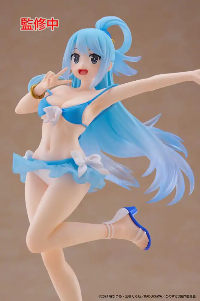 KonoSuba: God's Blessing on This Wonderful World! 3 Coreful PVC Kip Aqua Swimwear Ver. 18 cm fotografija izdelka