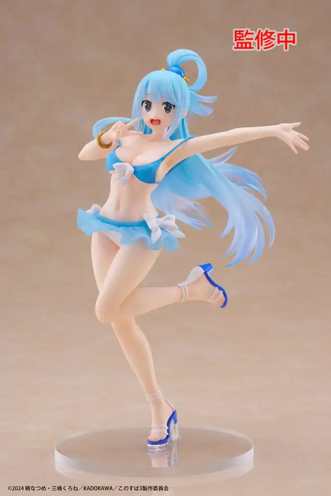 KonoSuba: God's Blessing on This Wonderful World! 3 Coreful PVC Kip Aqua Swimwear Ver. 18 cm fotografija izdelka