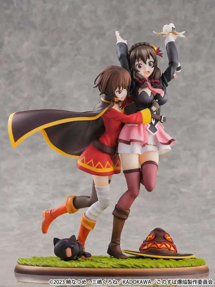 Konosuba: God's Blessing on This Wonderful World! SHIBUYA SCRAMBLE FIGURE PVC Kip 1/6 Megumin & Yunyun Futari wa Otomodachi Ver. 26 cm fotografija izdelka