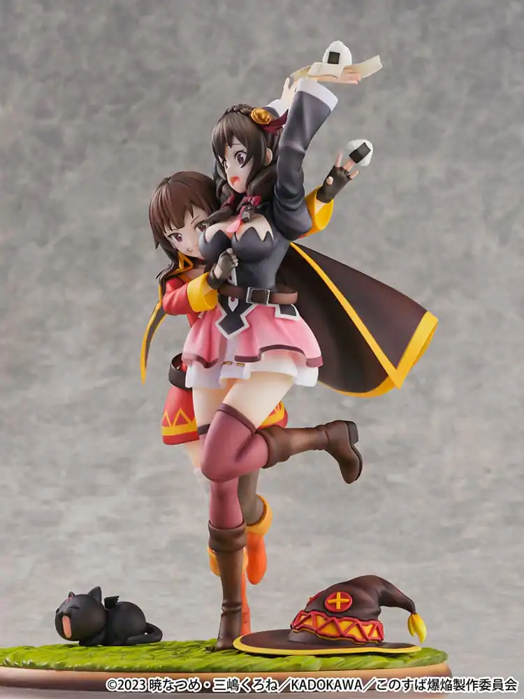 Konosuba: God's Blessing on This Wonderful World! SHIBUYA SCRAMBLE FIGURE PVC Kip 1/6 Megumin & Yunyun Futari wa Otomodachi Ver. 26 cm fotografija izdelka