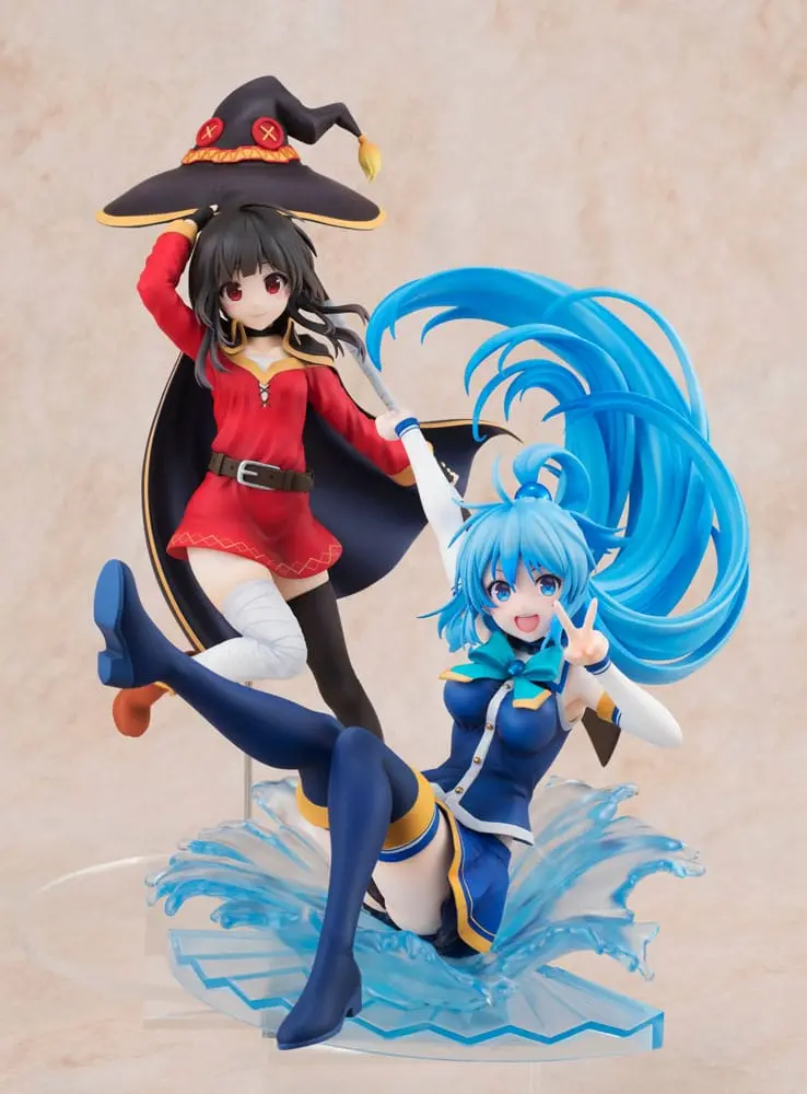 Konosuba God's blessing on this wonderful world! PVC Kip 1/7 Megumin: Sneaker Bunko 30th Anniversary Ver. (ponovitev) 19 cm fotografija izdelka